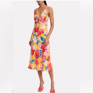 NW W/OUT TAGS-RONNY KOBO
Annika Floral Midi Dress Size Medium